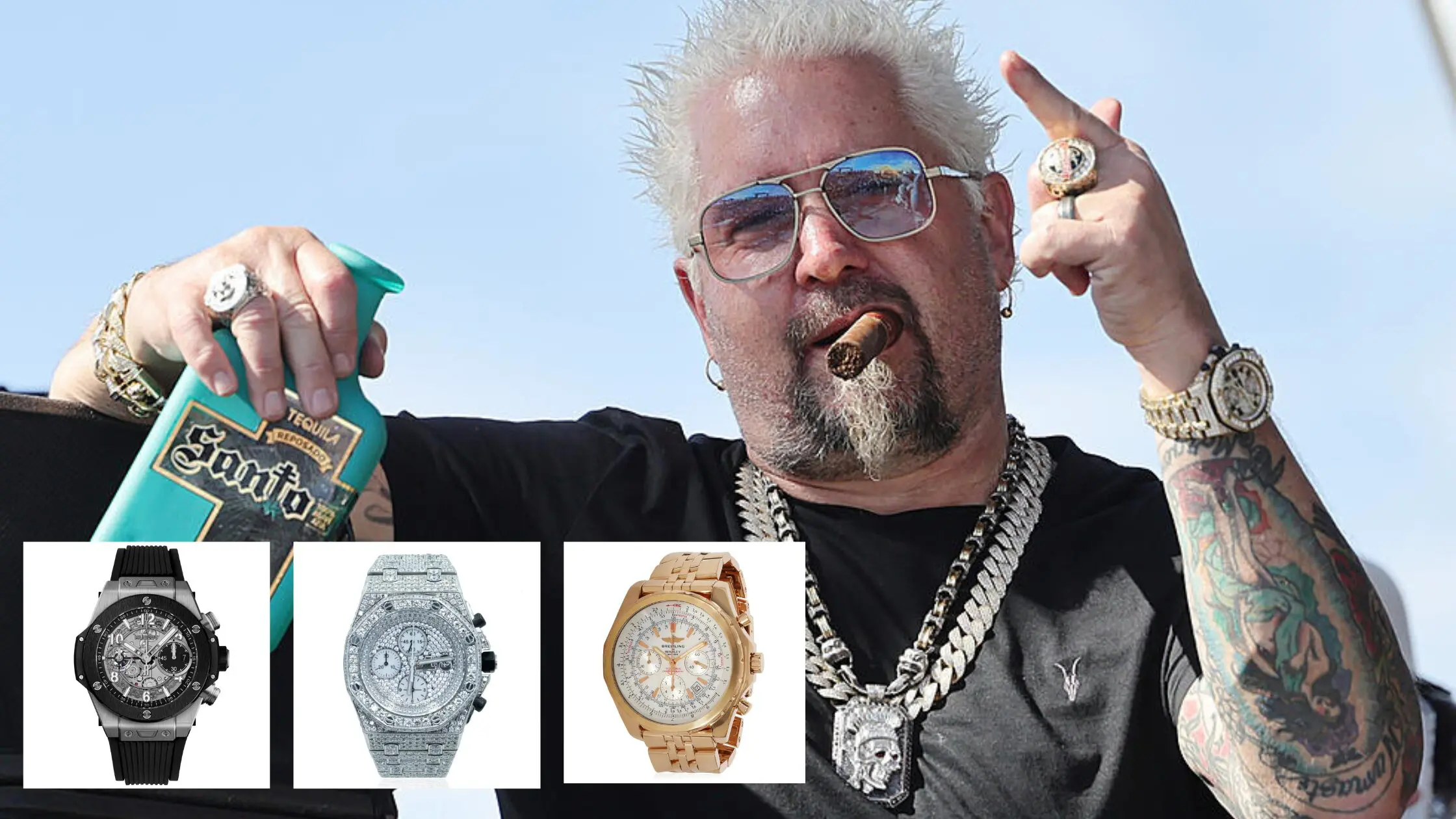 Guy Fieri Watch Collection Celebs Watch Collection