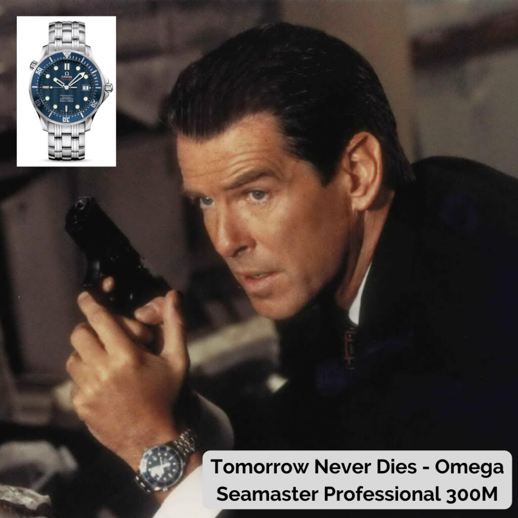 James Bond wearing Omega Seamaster Professional 300M - 1997