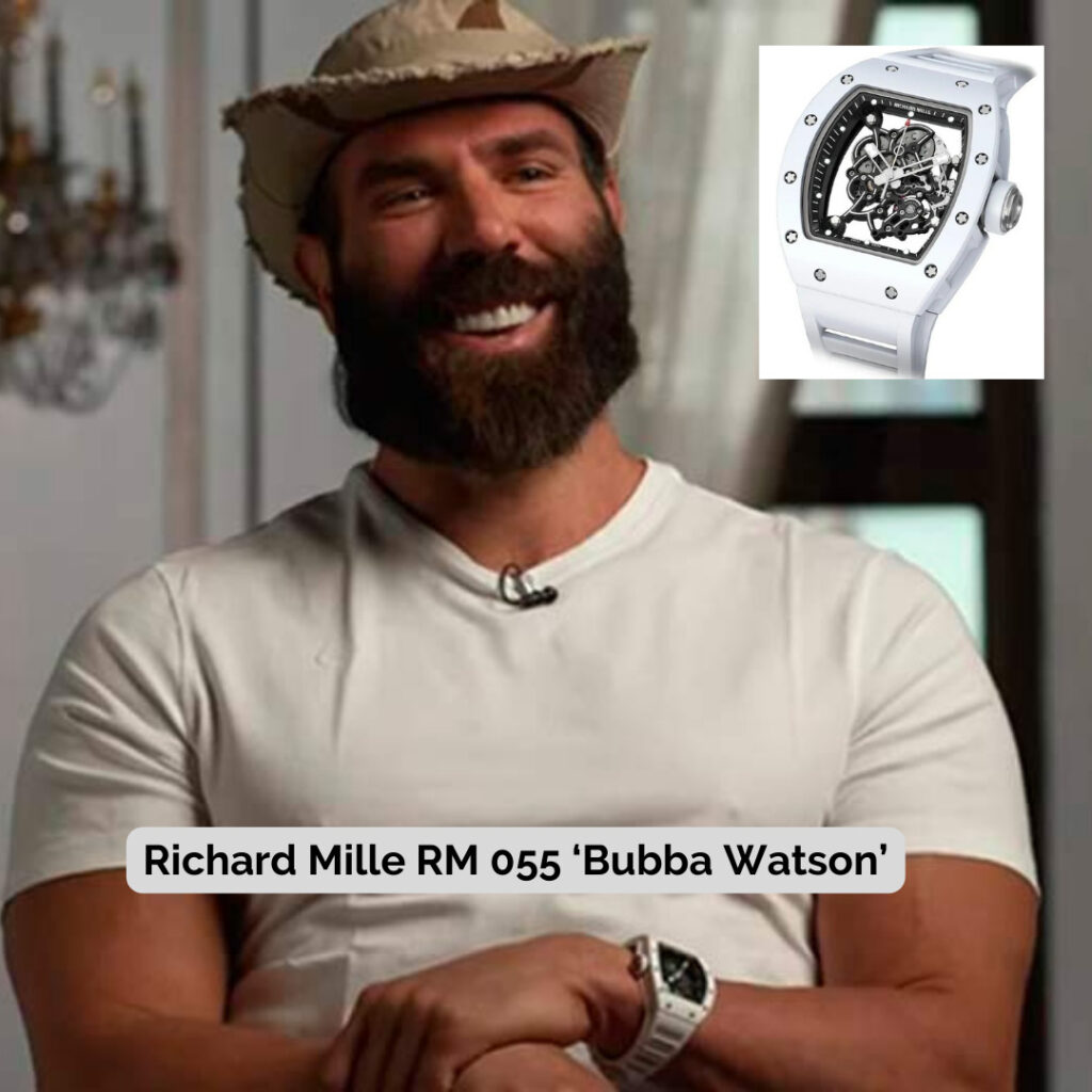 Dan Bilzerian wearing Richard Mille RM055 ‘Bubba Watson’