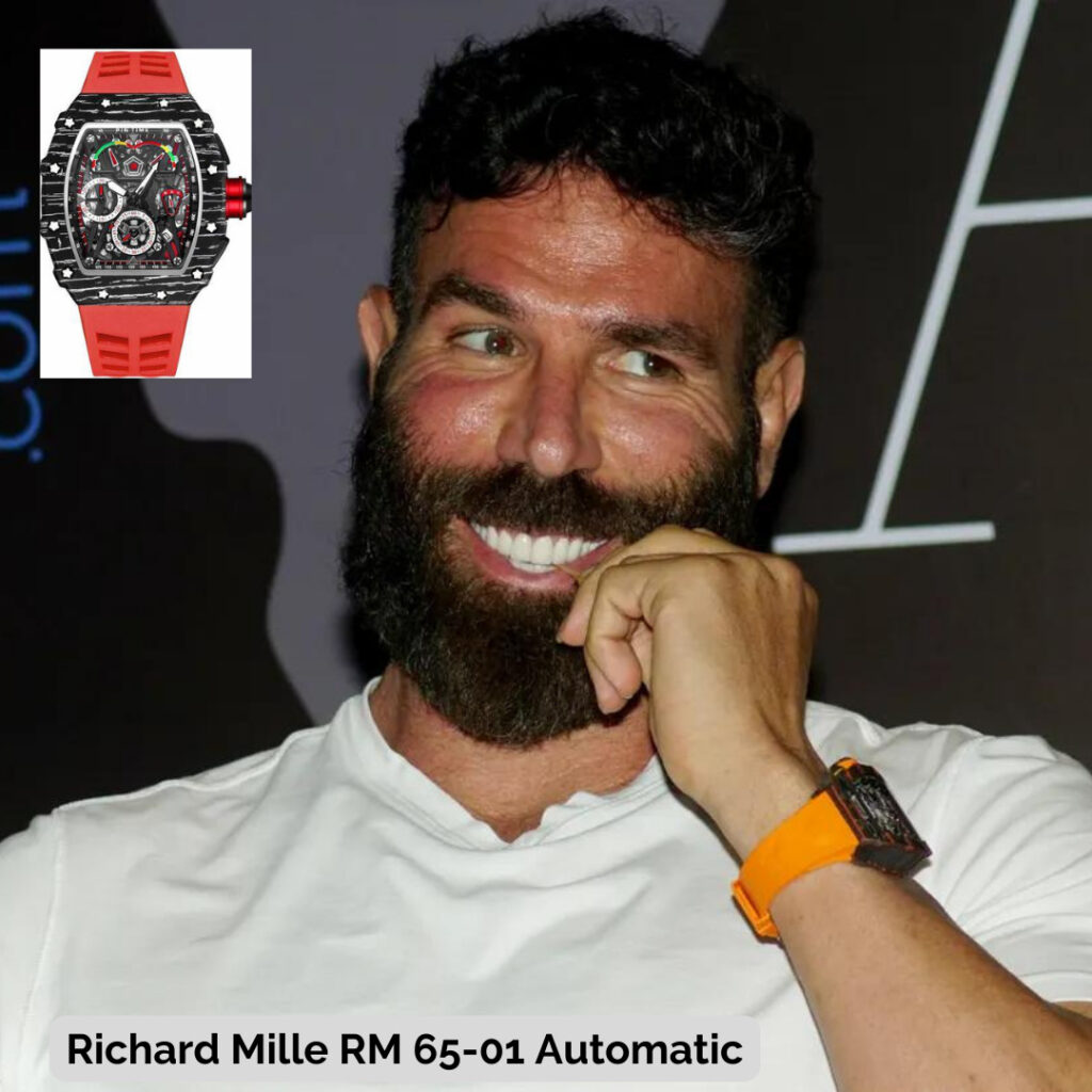 Dan Bilzerian wearing Richard Mille RM 65-01 Automatic