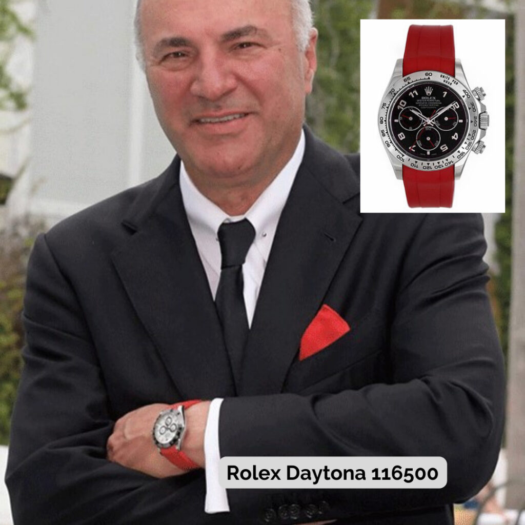 Kevin O'Leary wearing Rolex Daytona 116500