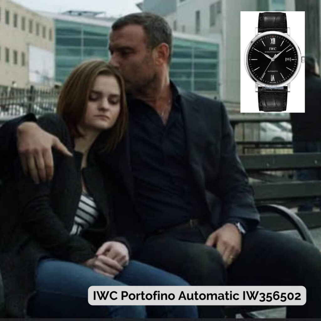 Ray Donovan wearing IWC Portofino Automatic IW356502