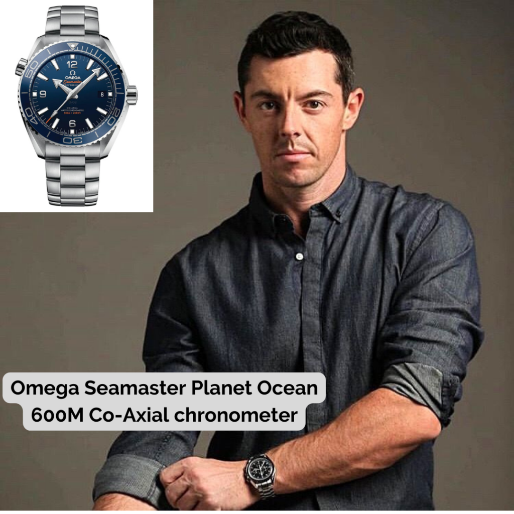 Rory McIlroy wearing Omega Aqua Terra 150m Co-Axial Master Chronometer 41mm