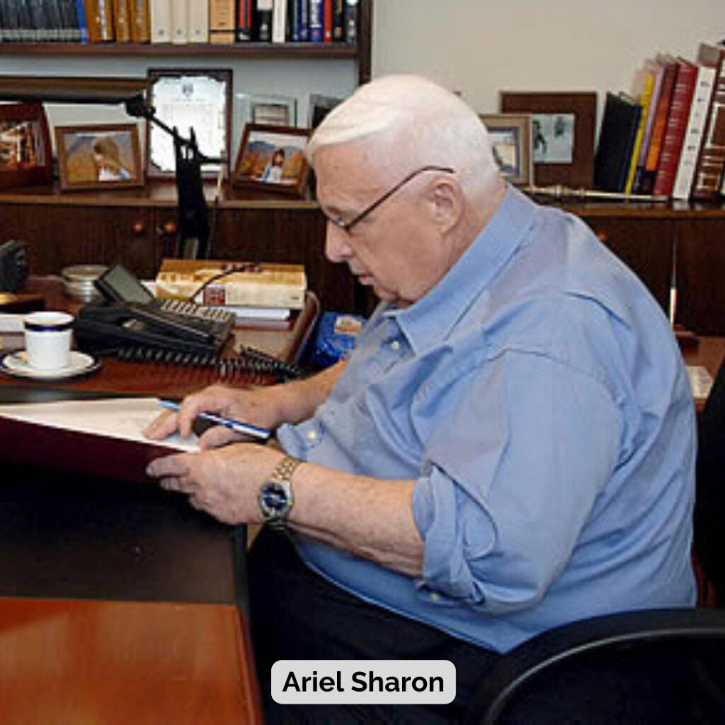 Ariel Sharon  brietling brand ambassador