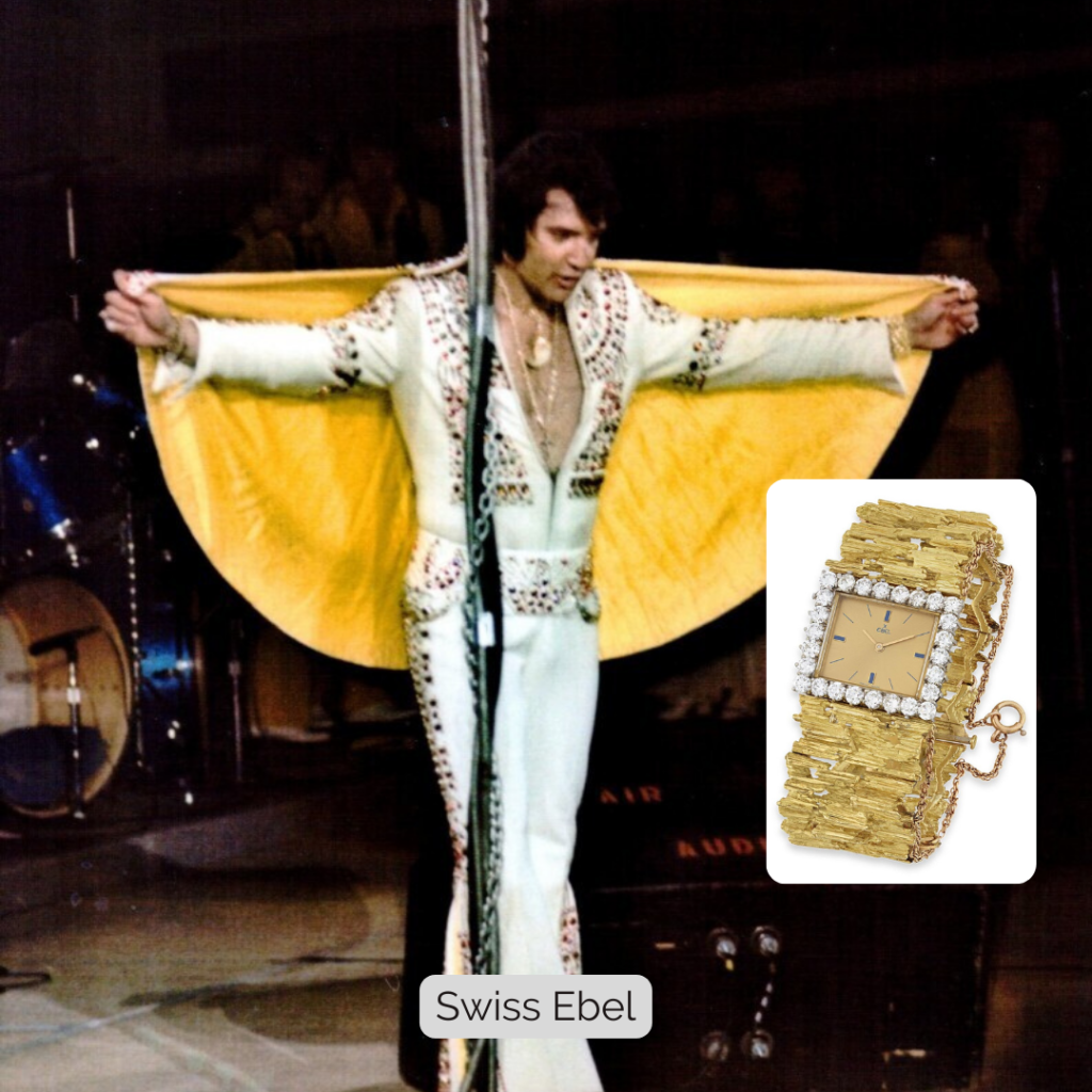 Elvis Presley wearing Swiss Ebel