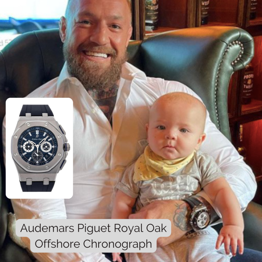 Conor McGregor wearing Audemars Piguet Royal Oak Offshore Chronograph