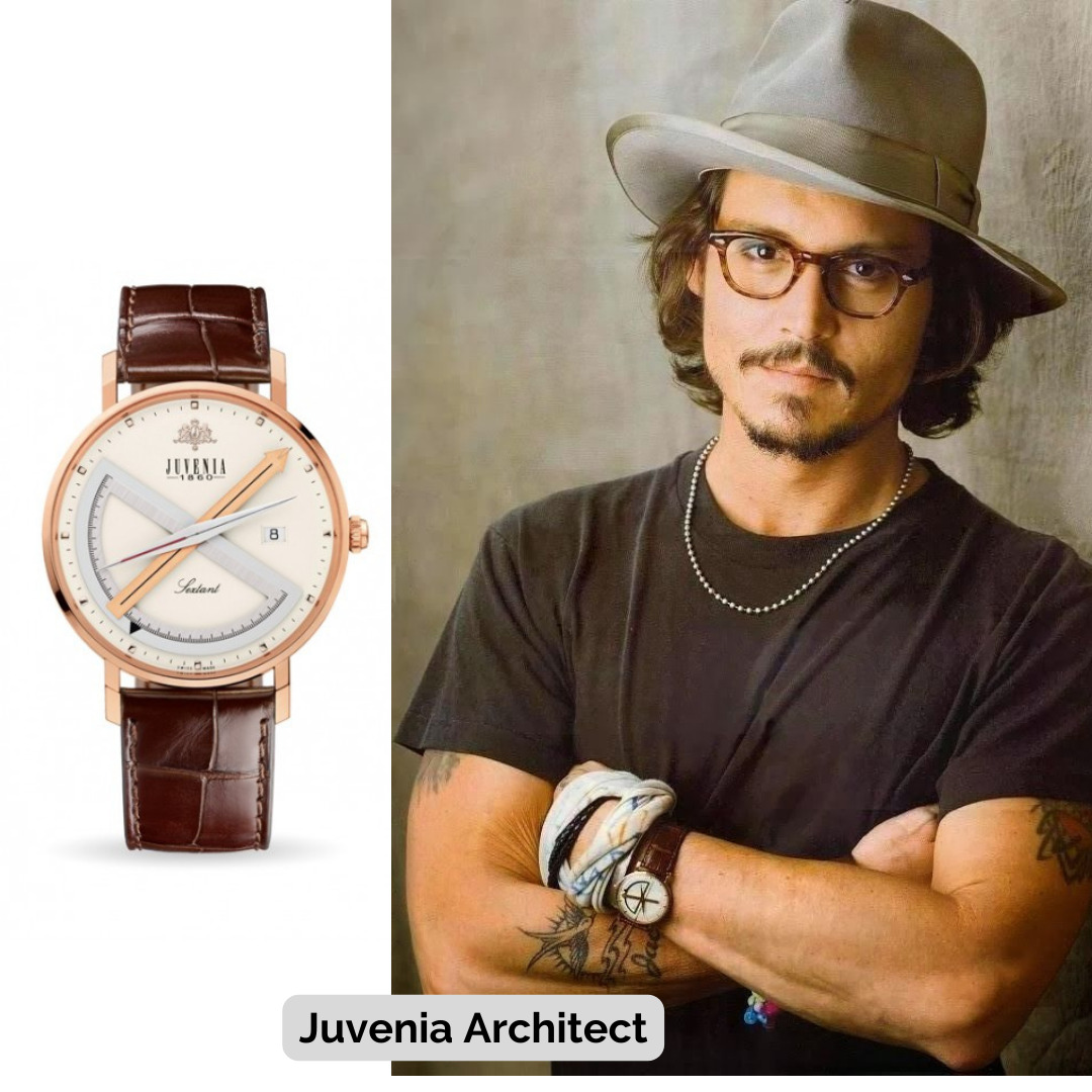Johnny Depp wearing Juvenia Architect