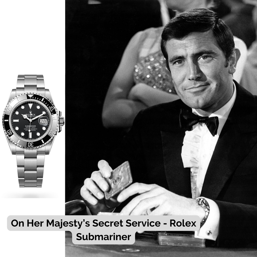 James Bond wearing Rolex Submariner - 1969