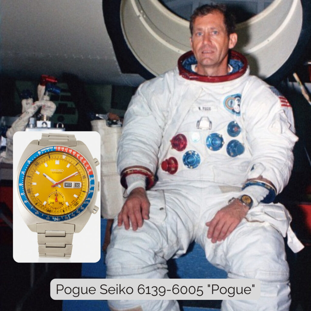 SEIKO 6139-6005 "POGUE" watch worn by William Pogue