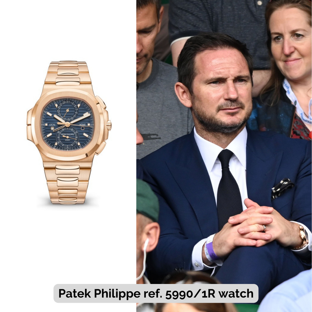 Frank Lampard wearing Patek Philippe ref. 5990/1R watch