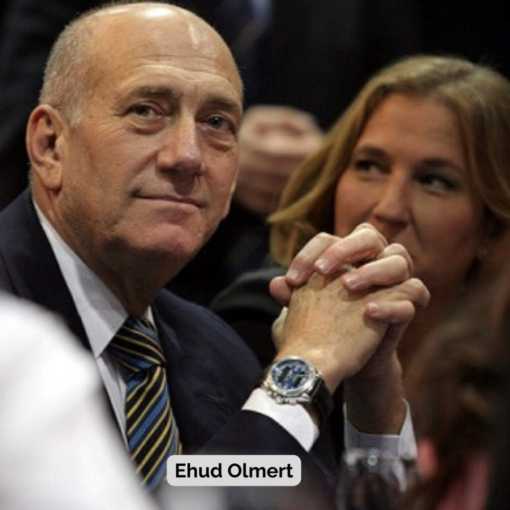 Ehud Olmert  brietling brand ambassador