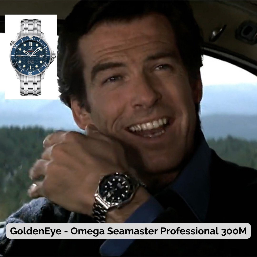 James Bond wearing Omega Seamaster Professional 300M - 1995
