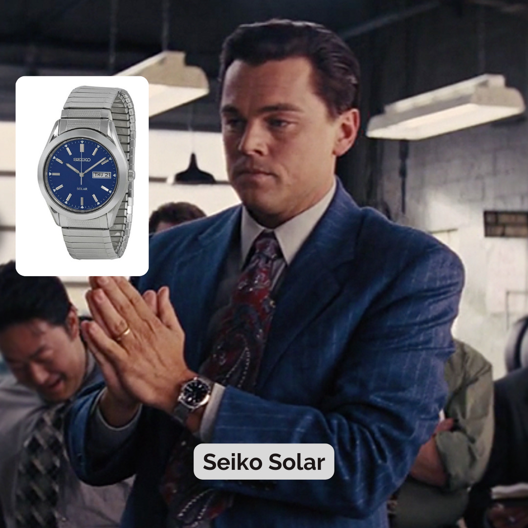 Seiko Solar worn in The Wolf of Wall Street