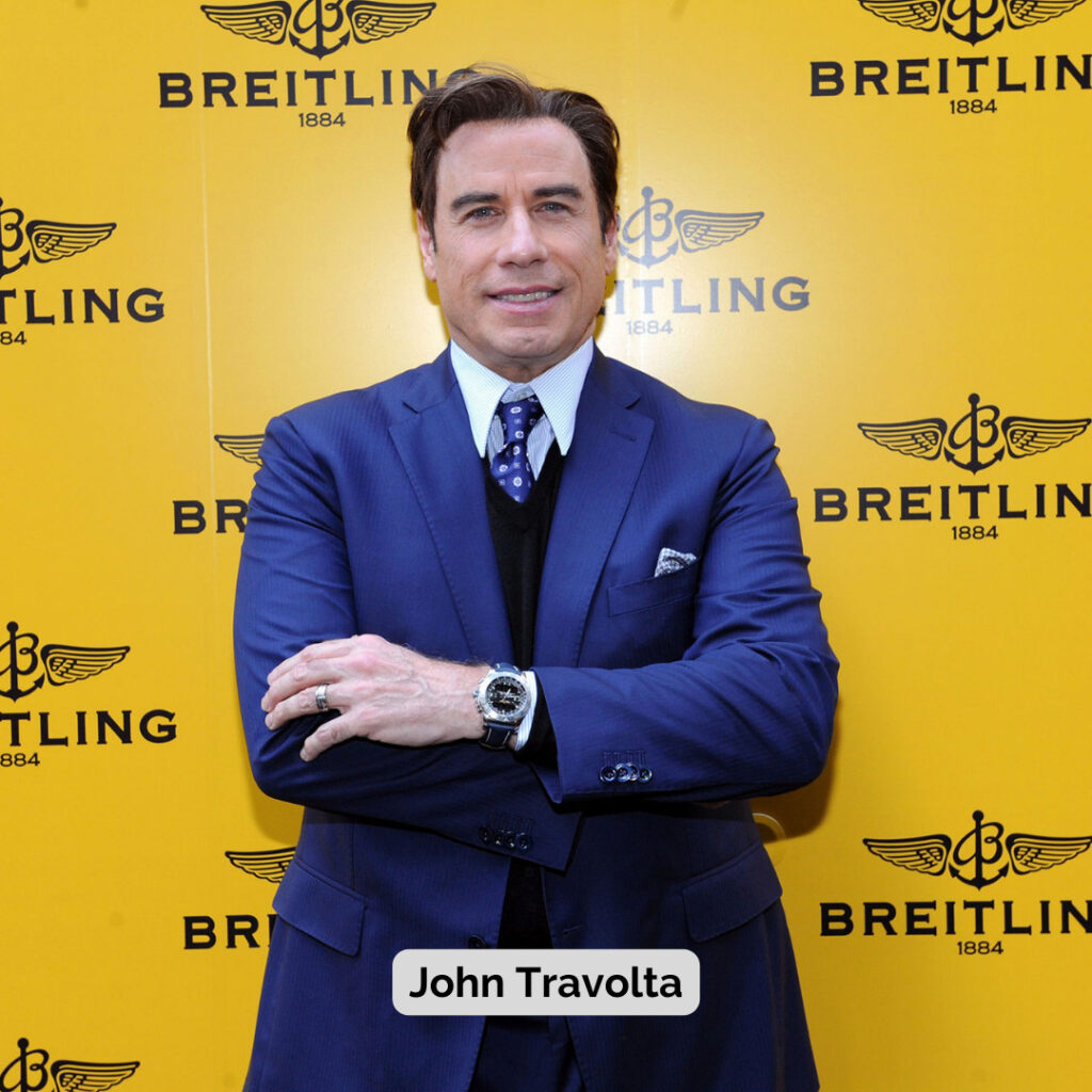 John Travolta brietling brand ambassador