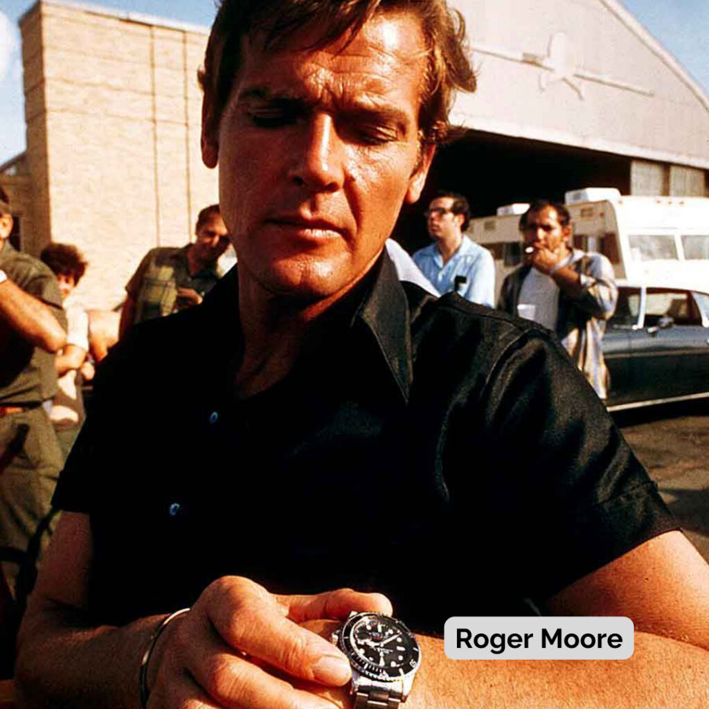 Roger Moore brietling brand ambassador