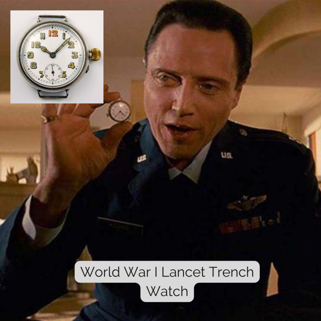 World War I Lancet Trench Watch Worn Pulp Fiction (1994)