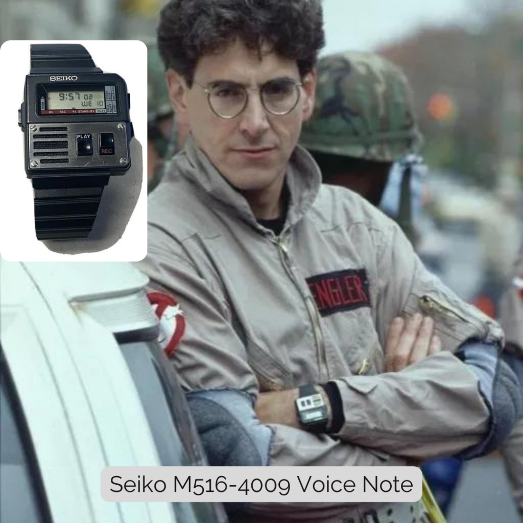 Seiko M516-4009 Voice Note Worn Ghostbusters (1984)