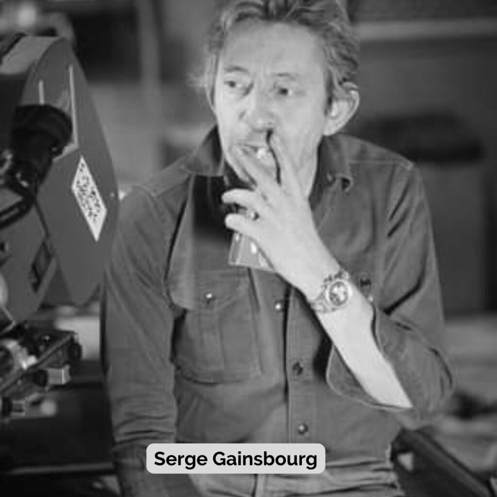 Serge Gainsbourg brietling brand ambassador