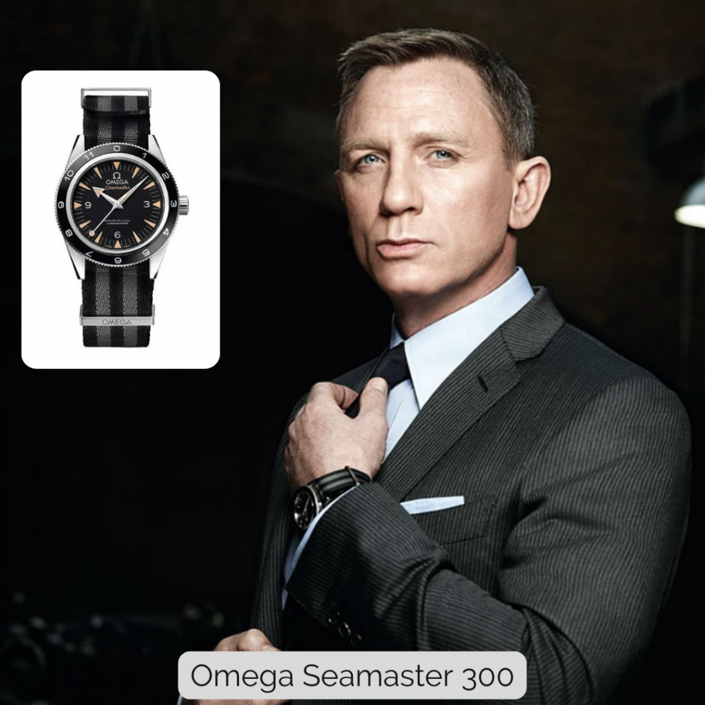 Daniel Craig wearing Omega Seamaster 300 Ref. 233.32.41.21.01.001