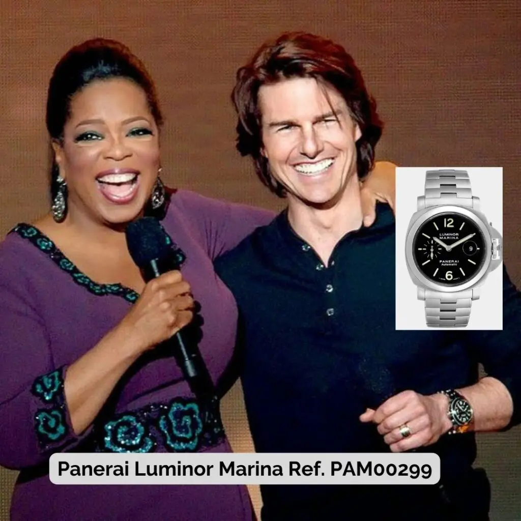 Tom Cruise wearing Panerai Luminor Marina Ref. PAM00299