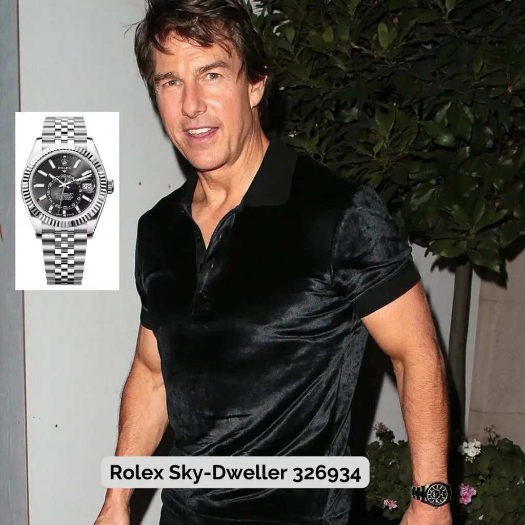 Tom Cruise wearing Rolex Sky-Dweller 326934