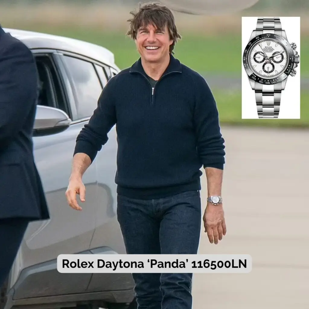 Tom Cruise wearing Rolex Daytona ‘Panda’ 116500LN