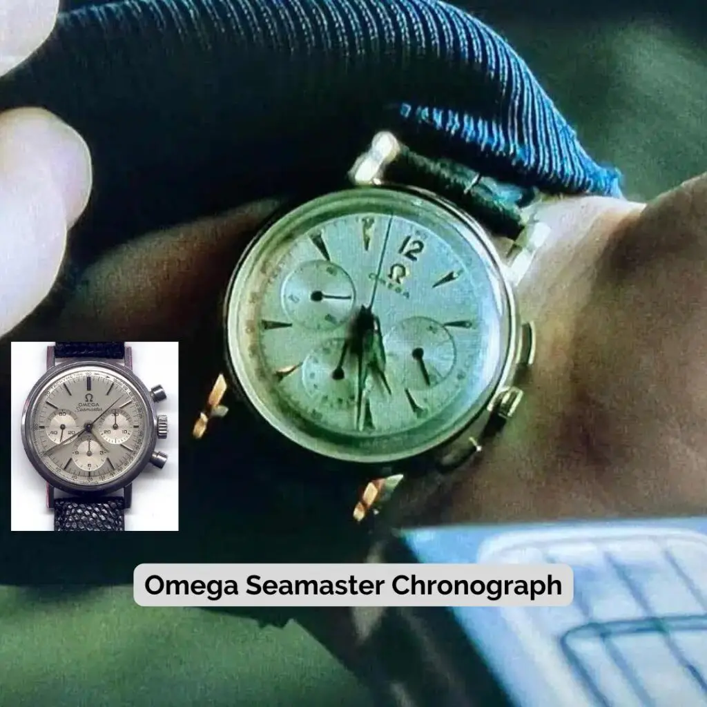 Tom Cruise wearing Omega Seamaster Chronograph